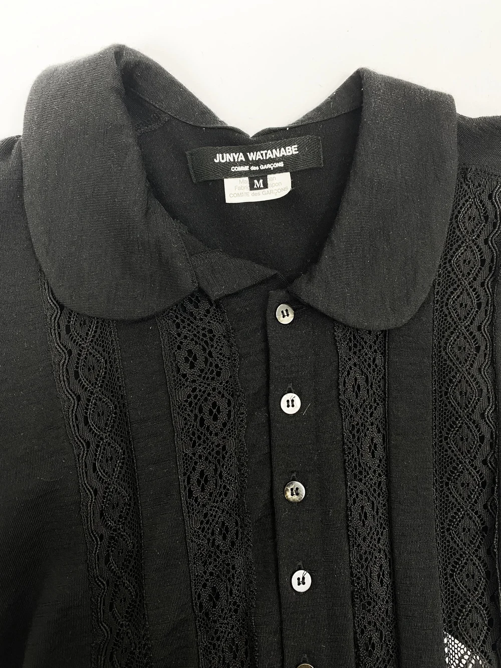 Junya Watanabe F/W 2007 twisted dress with lace panels